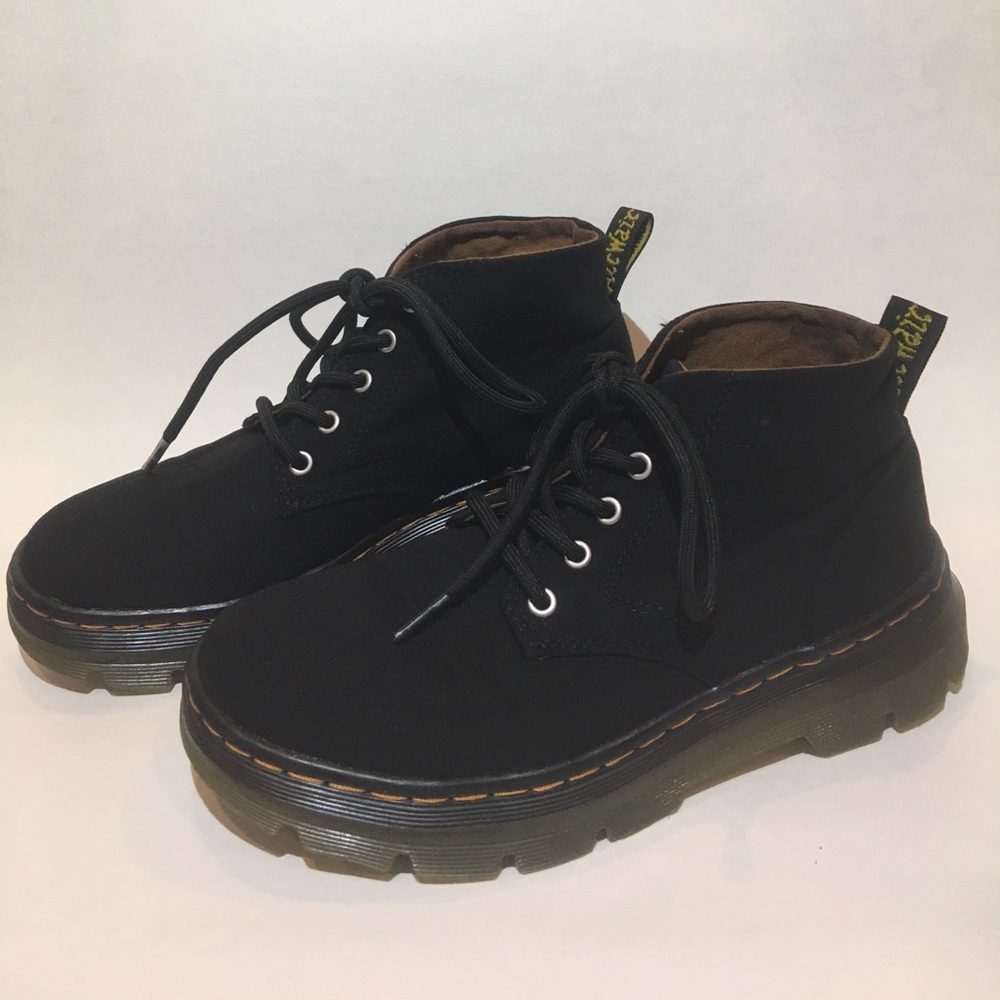 Dr Martens Bonny Canvas Black Boots